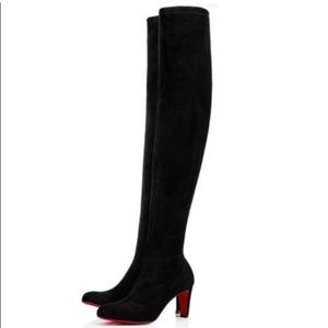 Christian Louboutin Alta top over knee boots 70mm RETAIL 1,795